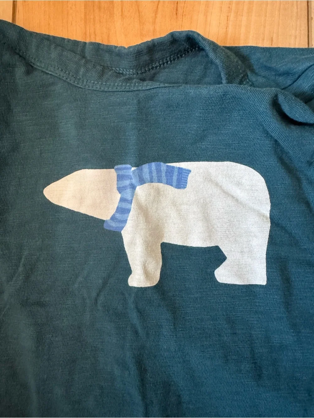 Primary Long-Sleeve Polar Bear Tee Size 6/7